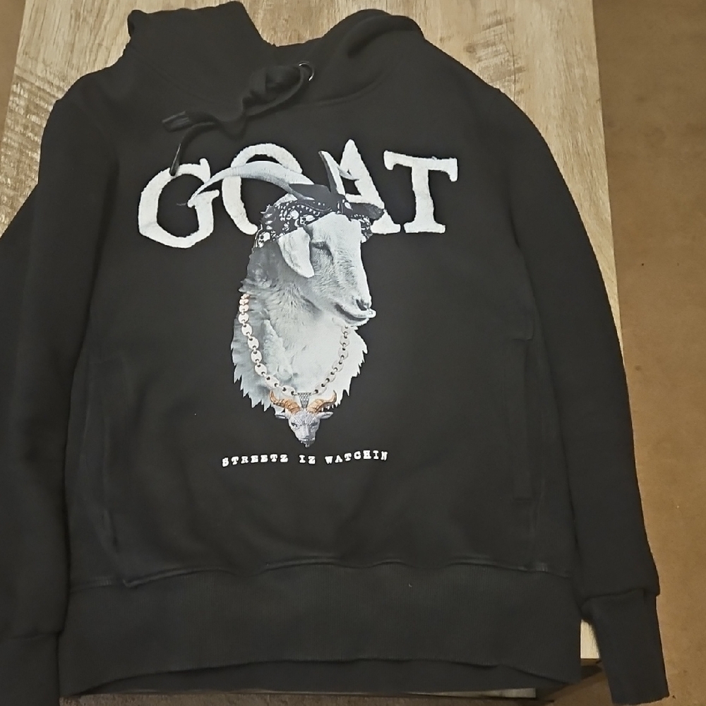 Black Graphic Hoodie